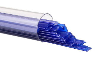 90 COE Ribbon Opal Deep Cobalt Blue - Stained Glass Express 