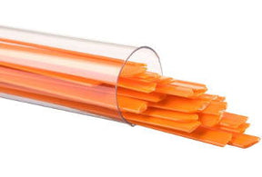 90 COE Ribbon Opal Orange - Stained Glass Express 