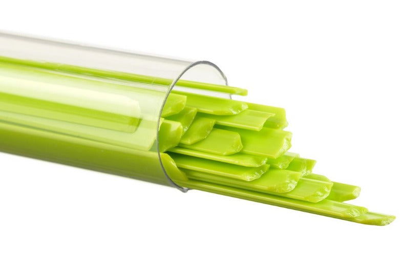 90 COE Ribbon Opal Spring Green - Stained Glass Express 
