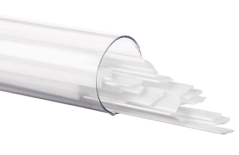 90 COE Ribbon Opal White - Stained Glass Express 