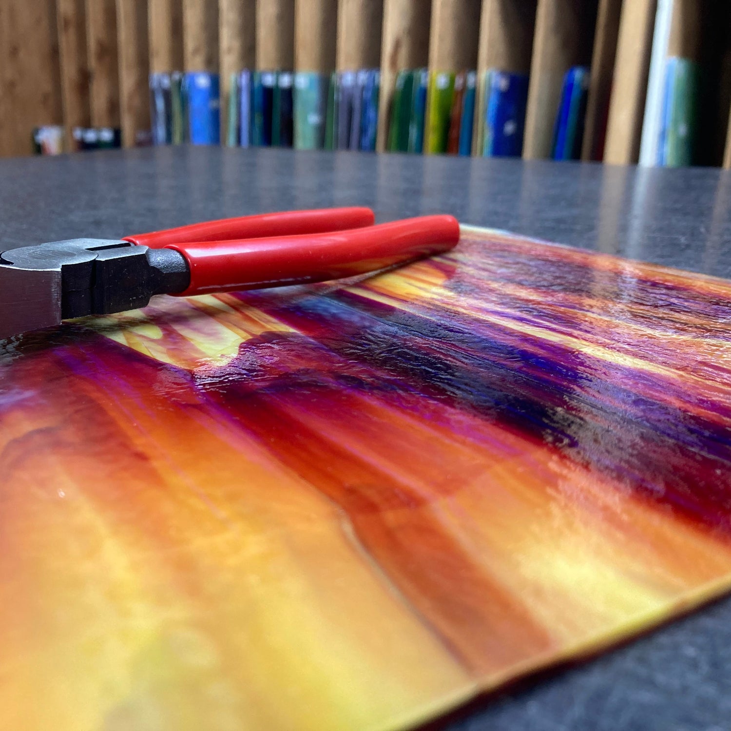 90 COE Soft Yellow, Deep Red Opal_2