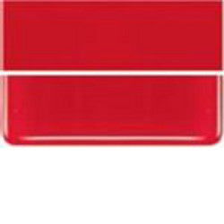 90 COE Thin Poppy Red Opal - Stained Glass Express 