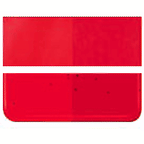 90 COE Thin Red Striker - Stained Glass Express 