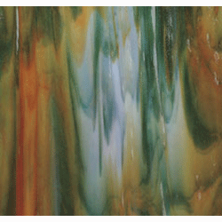90 COE Wht, Orange, Dp Forest Grn - Stained Glass Express 
