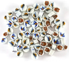 90 Coe Birds Murrine Assortment - Stained Glass Express 