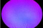 90 Coe Dichroic Black Under Magenta Blue - Stained Glass Express 