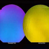 90 Coe Dichroic Clear Under Blue and Gold - Stained Glass Express 