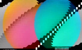 90 Coe Dichroic Clear Under Pink and Teal - Stained Glass Express 