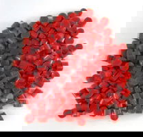 90 Coe Dots Red Opal - Stained Glass Express 