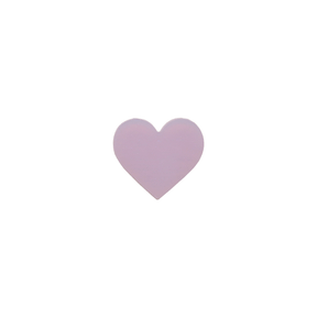 90 Coe Precut Heart 3 Pack Pink - Stained Glass Express 