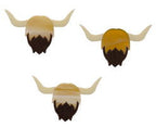 90 Coe Precut Highland Cow - Stained Glass Express 