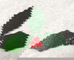 90 Coe Precut Small Holly Leaf Set - Stained Glass Express 