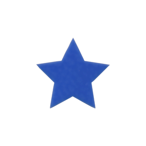 90 Coe Precut Star Blue - Stained Glass Express 