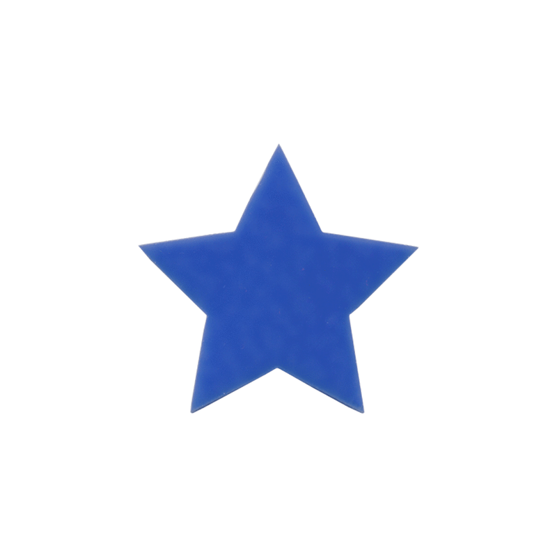 90 Coe Precut Star Blue - Stained Glass Express 