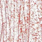 90 Coe Red Frit, Streamers - Stained Glass Express 