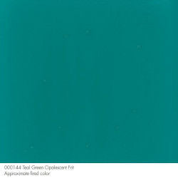 90 Frit Medium Opal Teal Green - Stained Glass Express 