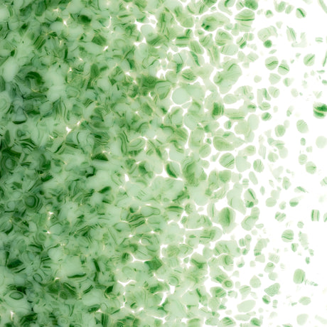 90 Frit Opal Medium Mint Deep Green Streaky