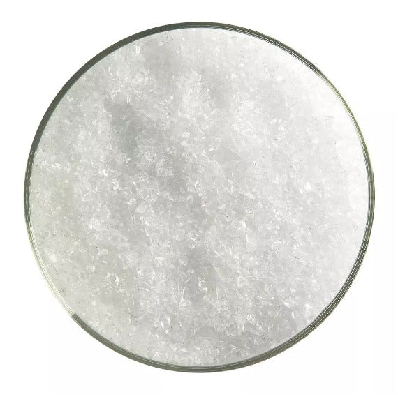 90 Frit Opal Medium Translucent White - Stained Glass Express 