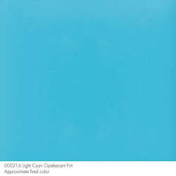 90 Frit Opal Powder Light Cyan - Stained Glass Express 