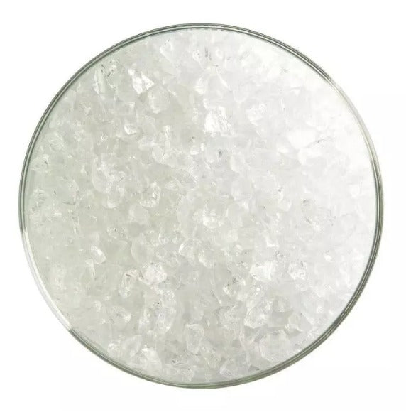 90 Frit Transparent Coarse Clear - Stained Glass Express 