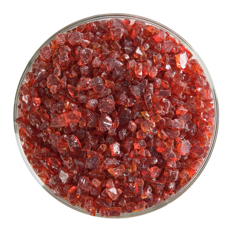 90 Frit Transparent Coarse Garnet Red