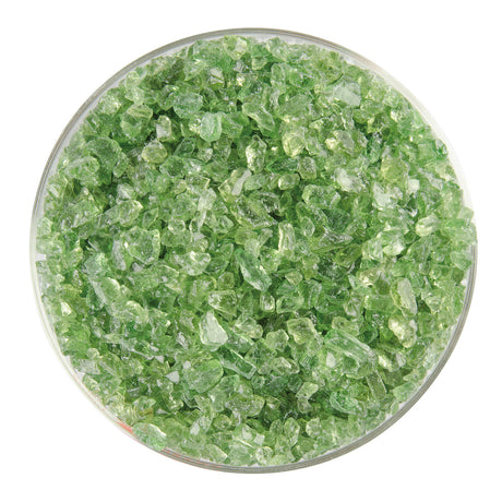 90 Frit Transparent Coarse Leaf Green