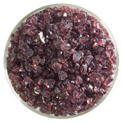 90 Frit Transparent Coarse Light Plum - Stained Glass Express 