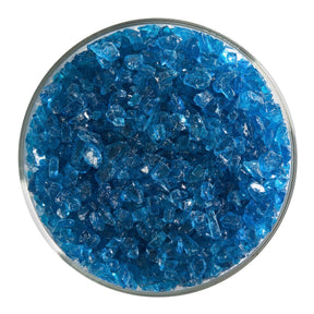 90 Frit Transparent Course Turquoise Blue