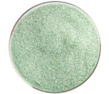 90 Frit Transparent Fine Leaf Green - Stained Glass Express 