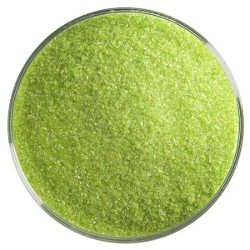 90 Frit Transparent Fine Spring Green - Stained Glass Express 
