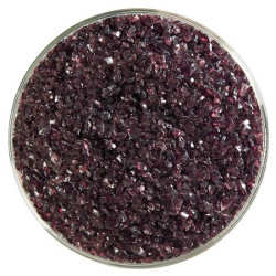 90 Frit Transparent Medium Deep Plum - Stained Glass Express 