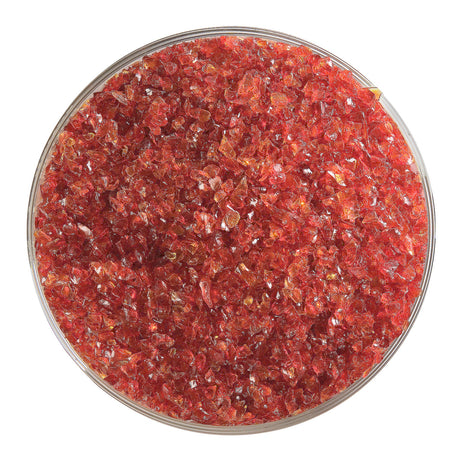 90 Frit Transparent Medium Garnet Red