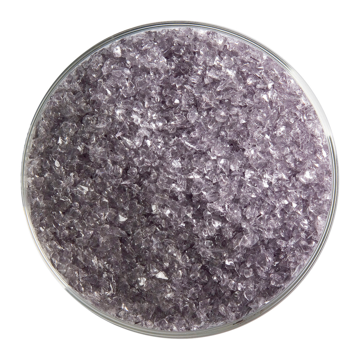 90 Frit Transparent Medium Light Silver Gray