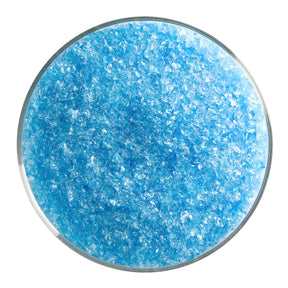 90 Frit Transparent Medium Light Turquoise Blue