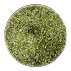 90 Frit Transparent Medium Lily Pad Green