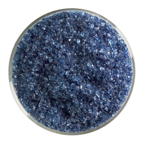 90 Frit Transparent Medium Steel Blue