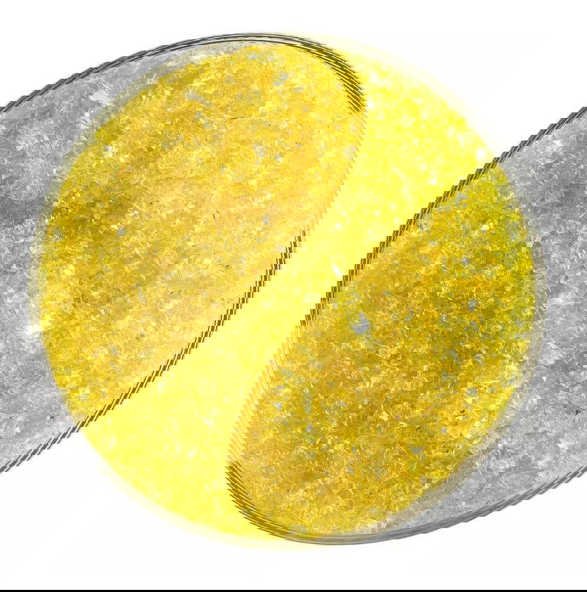 90 Frit Transparent Medium Yellow - Stained Glass Express 