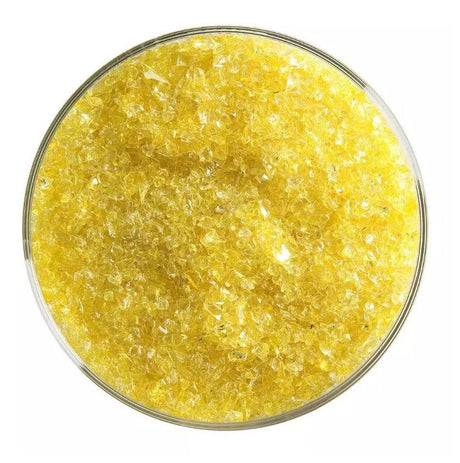 90 Frit Transparent Medium Yellow - Stained Glass Express 