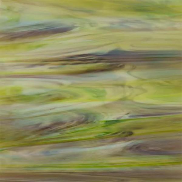 96 Blackberry-Mint Julep Fusible Glass - Stained Glass Express 