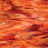 96 COE Autumn Flame Pearl Opal - Stained Glass Express 