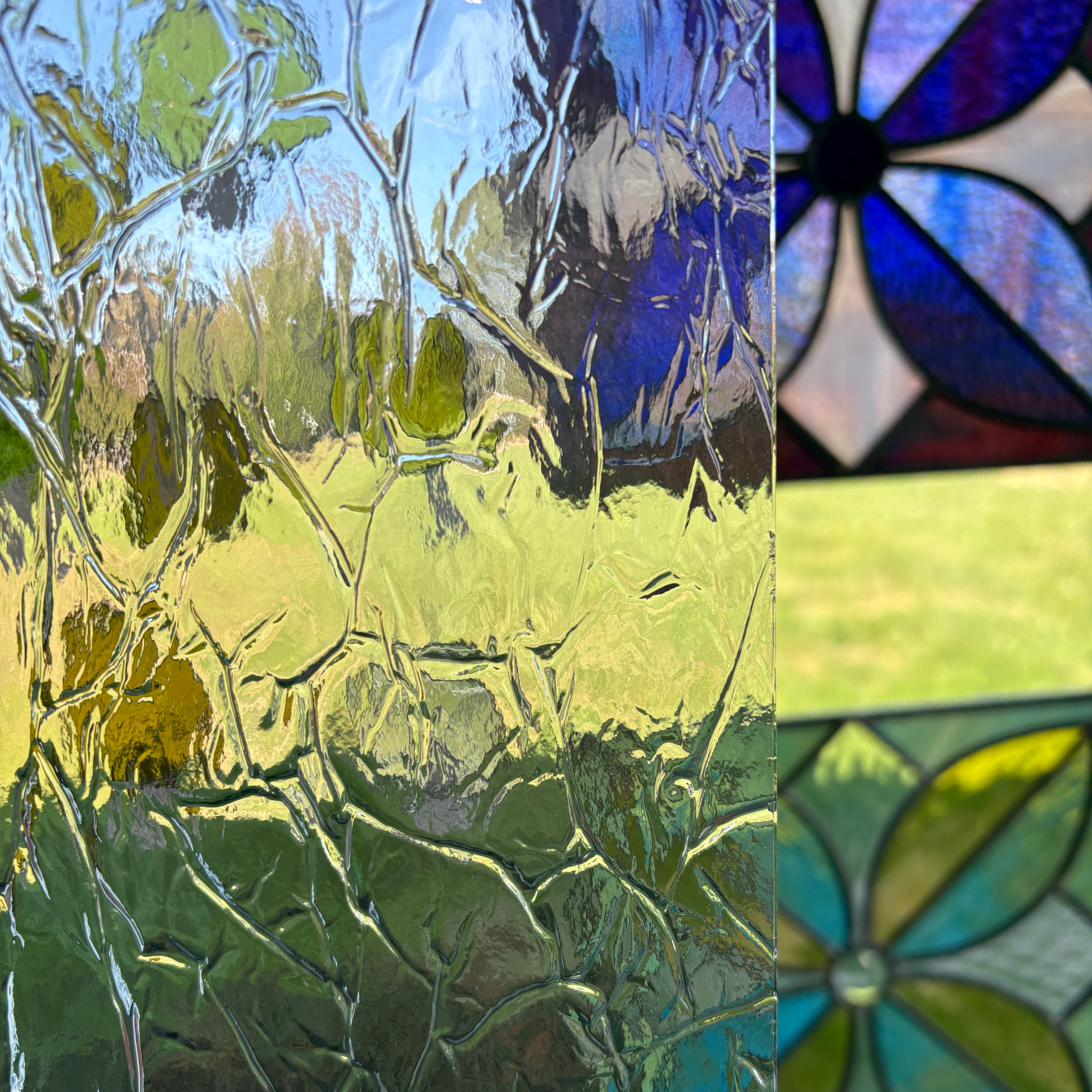 Oceanside Clear Krinkle Glass – Stained Glass Express