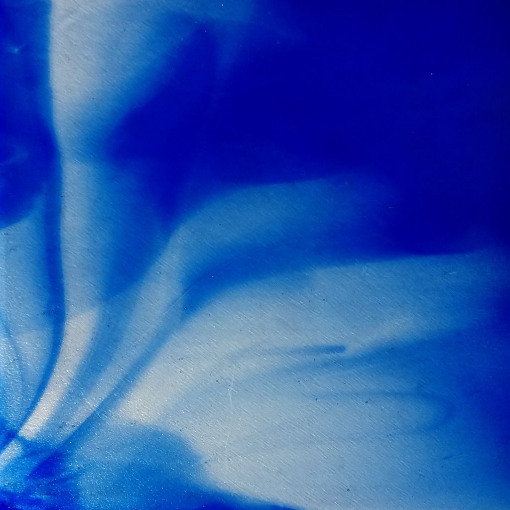 96 COE Clear and Cobalt - Stained Glass Express 