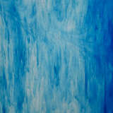 96 COE Crystal w/ Sea Blue - Stained Glass Express 