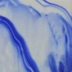 96 COE Dark Blue and White - Stained Glass Express 