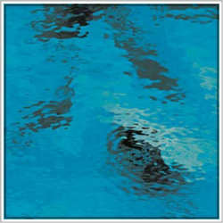 96 COE Deep Aqua Waterglass - Stained Glass Express 