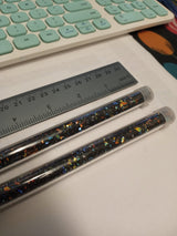 96 COE Dichroic Frit Flakes Black