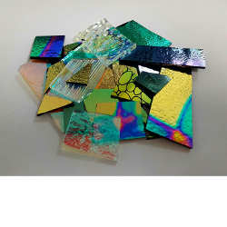 96 COE Dichroic Mix- 2 OZ - Stained Glass Express 