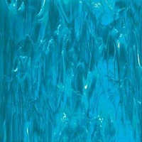 96 COE Dp Aqua & White Wispy - Stained Glass Express 