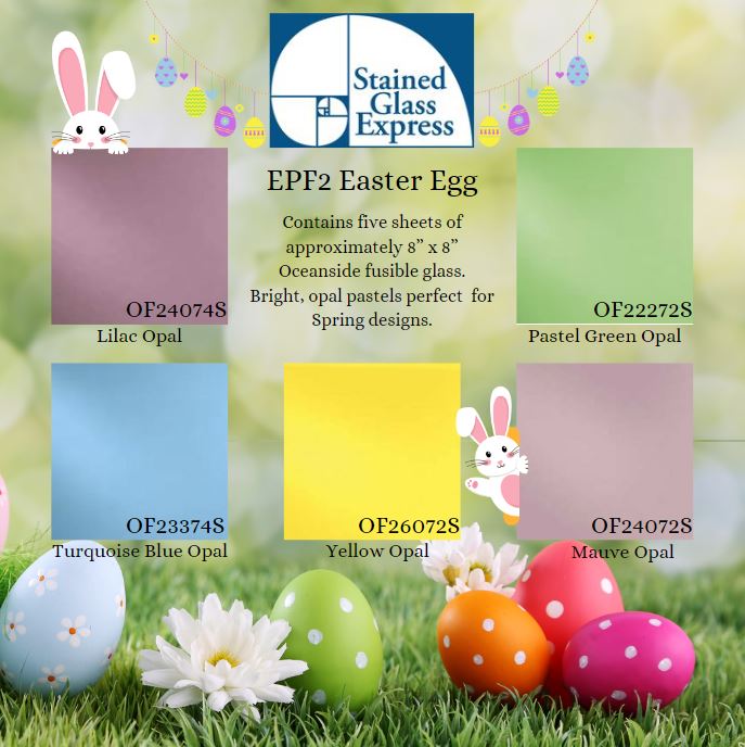 96 COE Express Pack Easter Egg - Stained Glass Express 