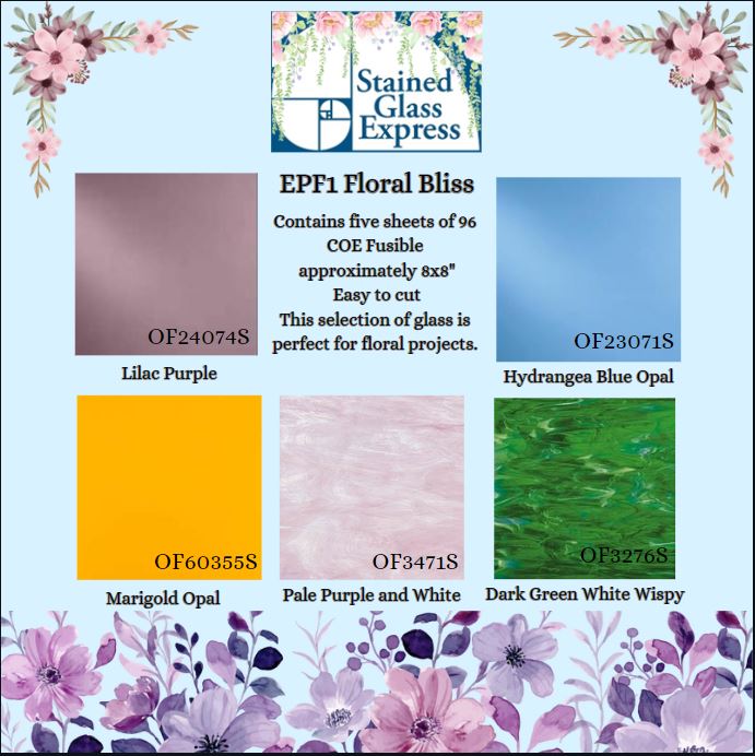 96 COE Express Pack Floral Bliss - Stained Glass Express 
